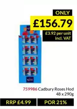 Musgrave MarketPlace Cadbury Roses Hod offer