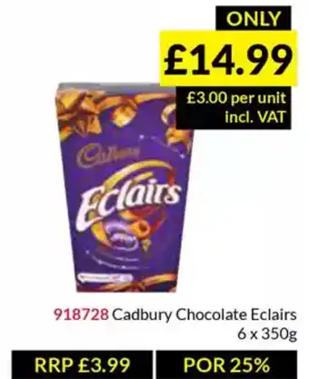 Musgrave MarketPlace Cadbury Chocolate Eclairs offer