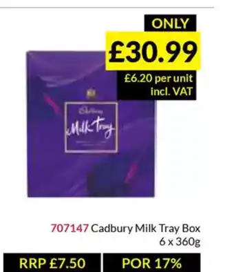 Musgrave MarketPlace Cadbury Milk Tray Box offer