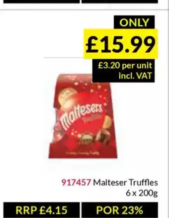 Musgrave MarketPlace Malteser Truffles offer