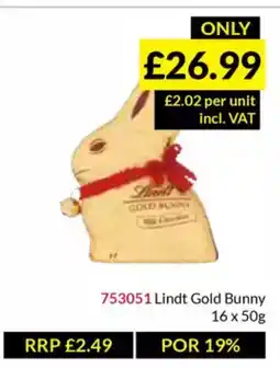 Musgrave MarketPlace Lindt Gold Bunny offer