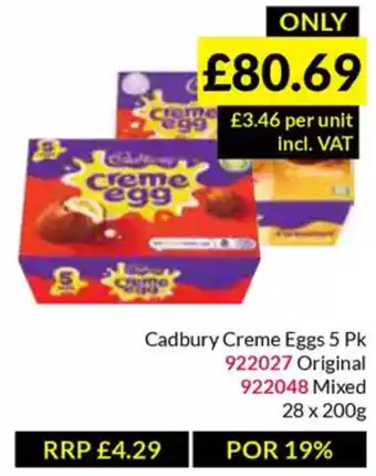 Musgrave MarketPlace Cadbury Creme Eggs offer