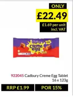 Musgrave MarketPlace Cadbury Creme Egg Tablet offer