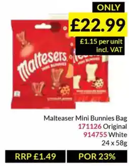 Musgrave MarketPlace Malteaser Mini Bunnies Bag offer