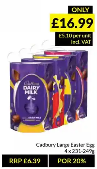 Musgrave MarketPlace Cadbury Large Easter Egg offer