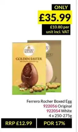 Musgrave MarketPlace Ferrero Rocher Boxed Egg offer