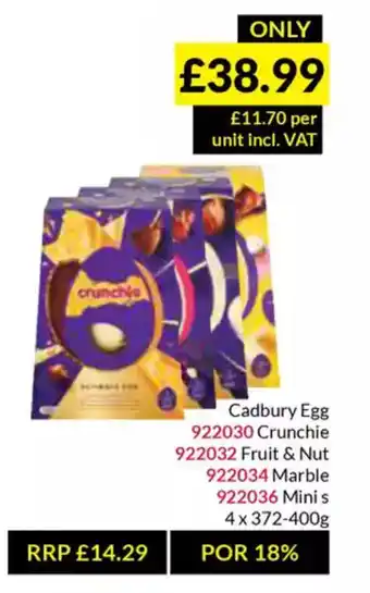 Musgrave MarketPlace Cadbury Egg offer