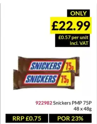 Musgrave MarketPlace Snickers offer