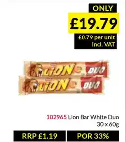 Musgrave MarketPlace Lion Bar White Duo offer