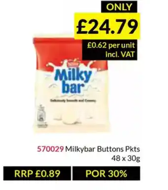 Musgrave MarketPlace Milkybar Buttons Pkts offer