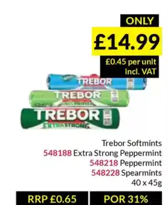 Musgrave MarketPlace Trebor Softmints offer