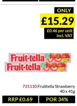 Musgrave MarketPlace Fruittella Strawberry offer