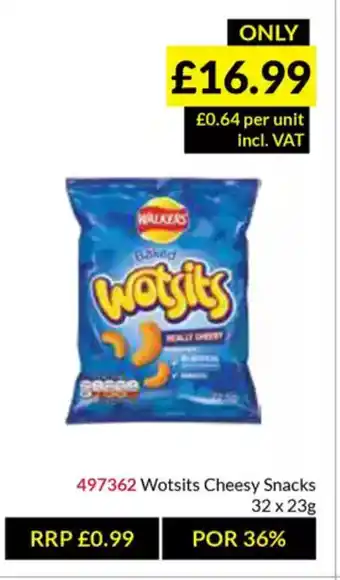 Musgrave MarketPlace Wotsits Cheesy Snacks offer