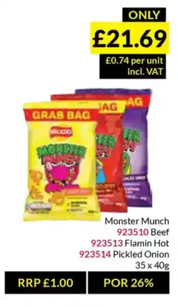 Musgrave MarketPlace Monster Munch offer