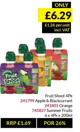 Musgrave MarketPlace Fruit Shoot offer