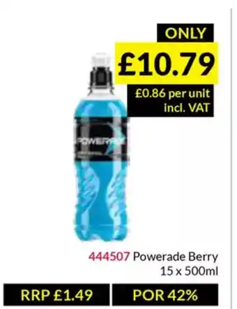 Musgrave MarketPlace Powerade Berry offer