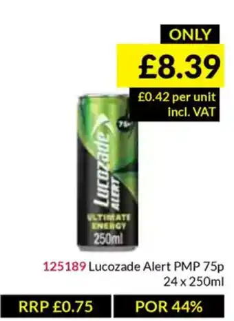 Musgrave MarketPlace Lucozade Alert offer