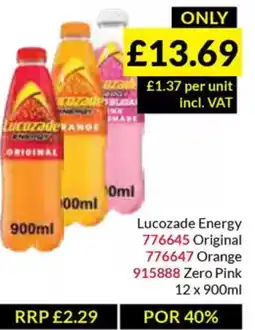 Musgrave MarketPlace Lucozade Energy offer