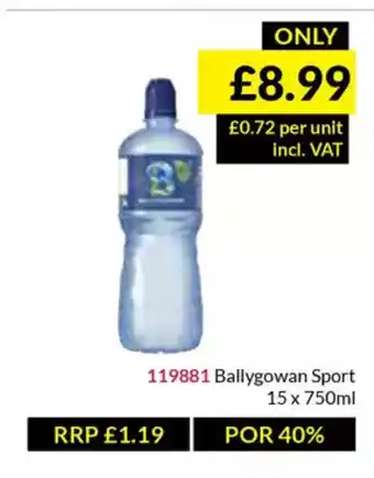 Musgrave MarketPlace Ballygowan Sport offer