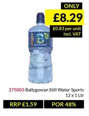 Musgrave MarketPlace Ballygowan Still Water Sports offer