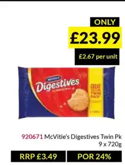 Musgrave MarketPlace McVitie's Digestives Twin Pk offer