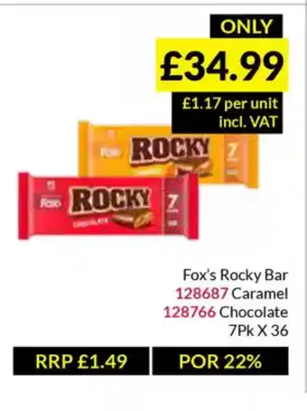 Musgrave MarketPlace Fox's Rocky Bar offer