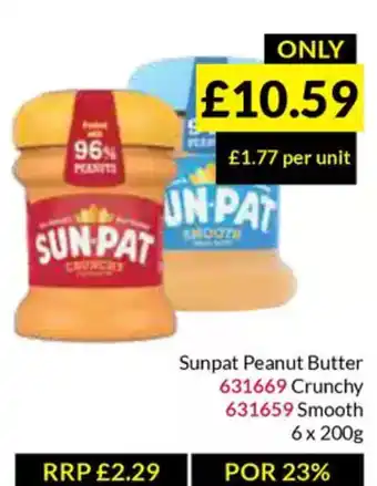 Musgrave MarketPlace Sunpat Peanut Butter offer