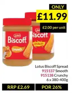 Musgrave MarketPlace Lotus Biscoff Spread offer