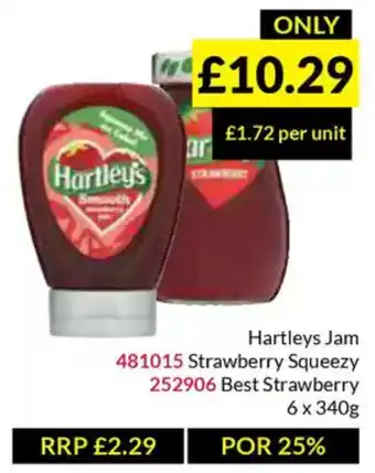 Musgrave MarketPlace Hartleys Jam offer