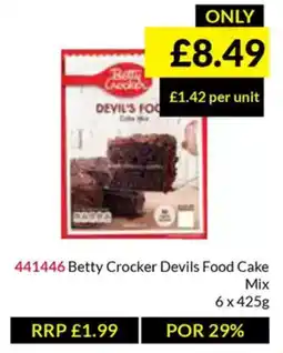 Musgrave MarketPlace Betty Crocker Devils Food Cake Mix offer