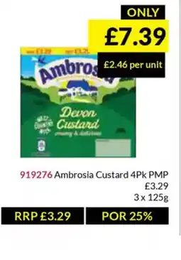 Musgrave MarketPlace Ambrosia Custard offer