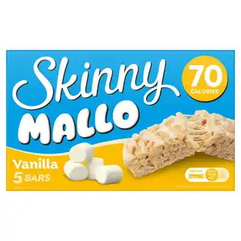 Asda Skinny Brands Mallo Vanilla Flavour Bars 5 x 18g offer