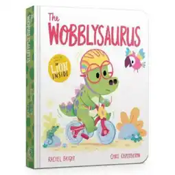 Asda Wobblysaurus Board Book by Rachel Bright offer