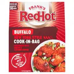 Asda Frank's Red Hot Buffalo New York Style Cook-in-Bag 25g offer