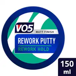 Asda VO5 Extreme Style ReWork Putty offer