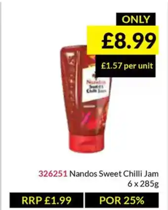 Musgrave MarketPlace Nandos Sweet Chilli Jam offer