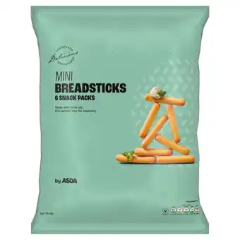 Asda ASDA Mini Breadsticks 6 x 22g (132g) offer