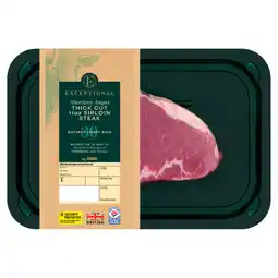 Asda Exceptional by ASDA Aberdeen Angus Thick Cut 11oz Sirloin Steak offer