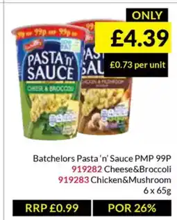 Musgrave MarketPlace Batchelors Pasta 'n' Sauce offer