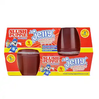 Iceland Slush Puppie Strawberry Flavour Jelly 4 x 90g offer