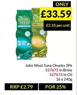 Musgrave MarketPlace John West Tuna Chunks offer