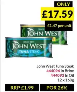 Musgrave MarketPlace John West Tuna Steak offer