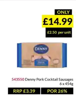 Musgrave MarketPlace Denny Pork Cocktail Sausages offer