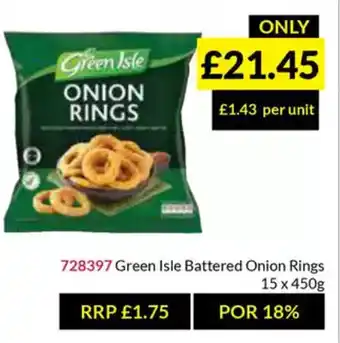 Musgrave MarketPlace Green Isle Battered Onion Rings offer