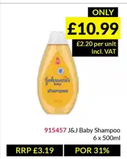 Musgrave MarketPlace J&J Baby Shampoo offer