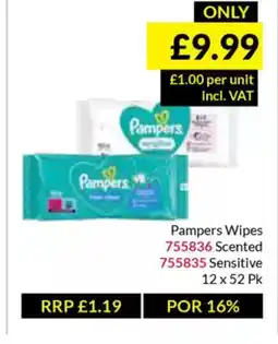 Musgrave MarketPlace Pampers Wipes offer