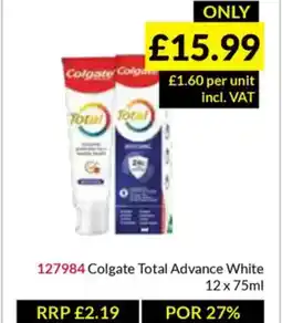 Musgrave MarketPlace Colgate Total Advance White offer