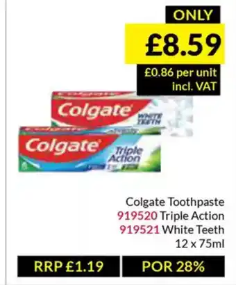 Musgrave MarketPlace Colgate Toothpaste offer