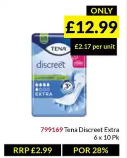 Musgrave MarketPlace Tena Discreet Extra offer