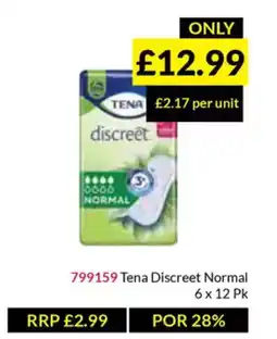 Musgrave MarketPlace Tena Discreet Normal offer